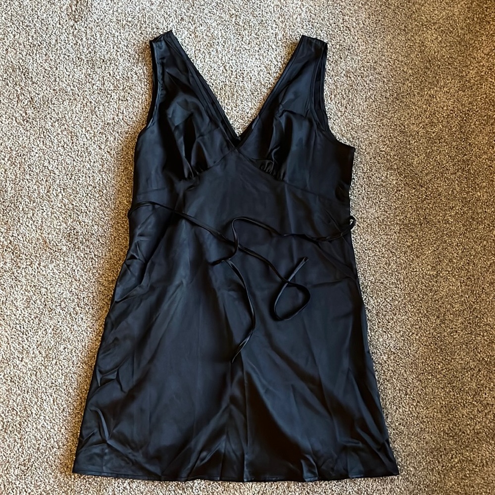 Shein Black Slip dress
